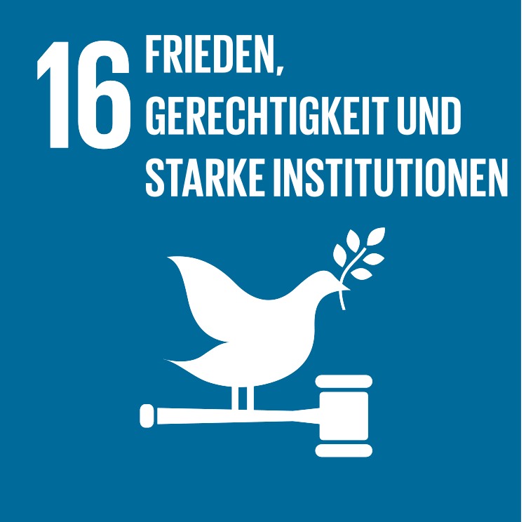 SDG 16 – Frieden, Gerechtigkeit und starke Institutionen